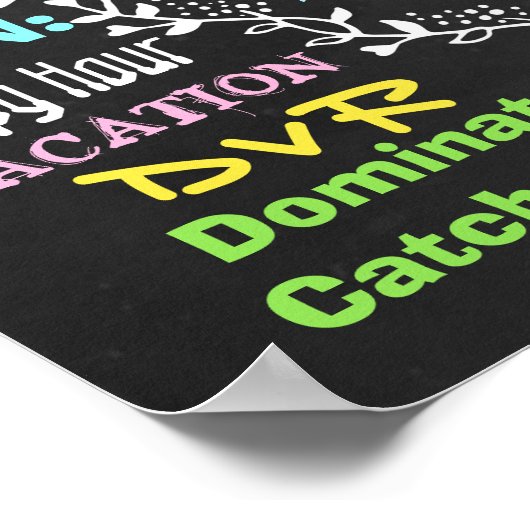 30歳の誕生日の黒板のポスター成体 ポスター (角)