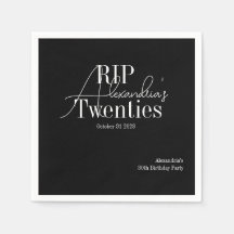 30歳の誕生日をお祝いする RIP 20s パーティー