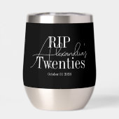 30歳の誕生日をお祝いするRIP 20sパーティーグッズ 名前入り (背面)