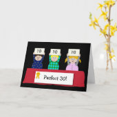 30歳の誕生日をカスタマイズ可能 カード (黄色い花)