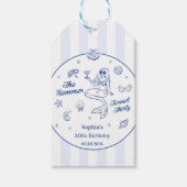 30歳の誕生日を迎えた夏かわいらし ギフトタグ (正面)