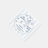 30歳の誕生日を迎えた夏かわいらし スタンダードカクテルナプキン (角)