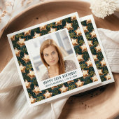 30歳の誕生日を迎えるフォトグラムスター風船 スタンダードカクテルナプキン