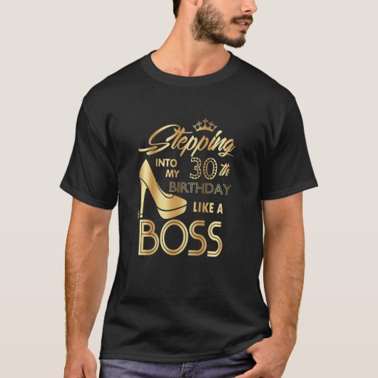 30歳の誕生日を迎えるボス Tシャツ (正面)