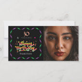 30歳の誕生日を迎える素晴らしいカスタム写真 (正面)