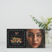 30歳の誕生日を迎える素晴らしいカスタム写真 (スタンド正面)