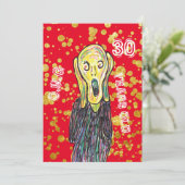 30歳の誕生日アーティスト招待状OMG 招待状 (スタンド正面)