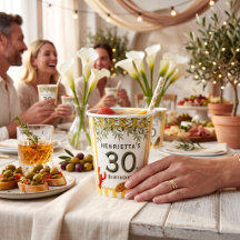 30歳の誕生日イタリアンフェストオリーブの枝ペーパークリップ