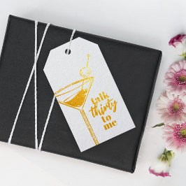 30歳の誕生日カクテルパーティー ギフトタグ