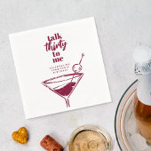 30歳の誕生日カクテルパーティー スタンダードカクテルナプキン