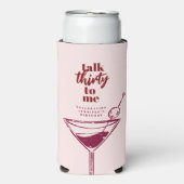 30歳の誕生日カクテルパーティー スリム缶クーラー (Seltzer正面)