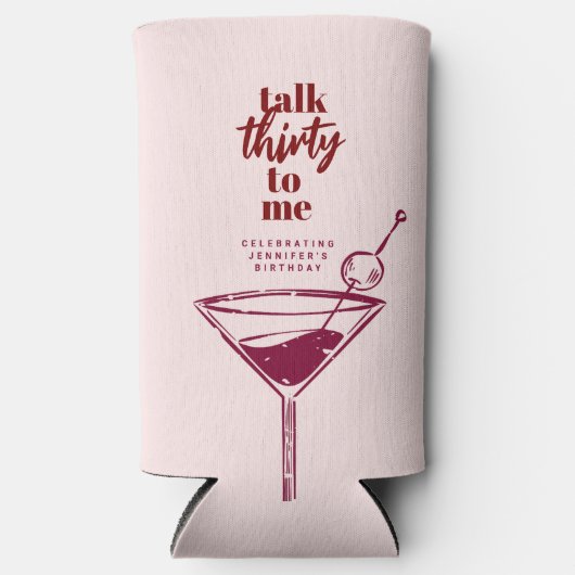 30歳の誕生日カクテルパーティー スリム缶クーラー (正面)