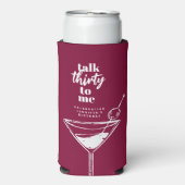 30歳の誕生日カクテルパーティー スリム缶クーラー (Seltzer正面)