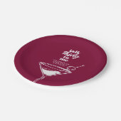 30歳の誕生日カクテルパーティー ペーパープレート (アングル)