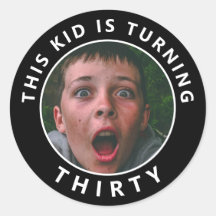 30歳の誕生日カスタム写真シール