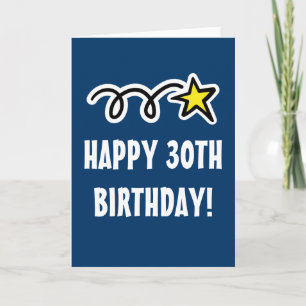 30歳の誕生日カー男性へドと女性 カード