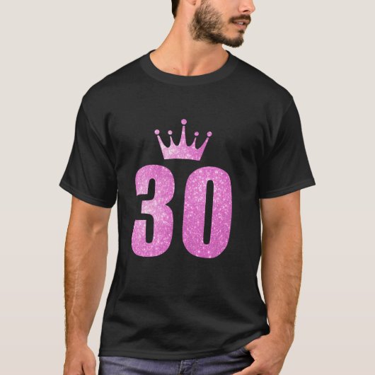 30歳の誕生日キングクイーン王室の30歳の誕生日パーティー Tシャツ (正面)