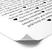 30歳の誕生日コラージュを愛する理由 ポスター (角)