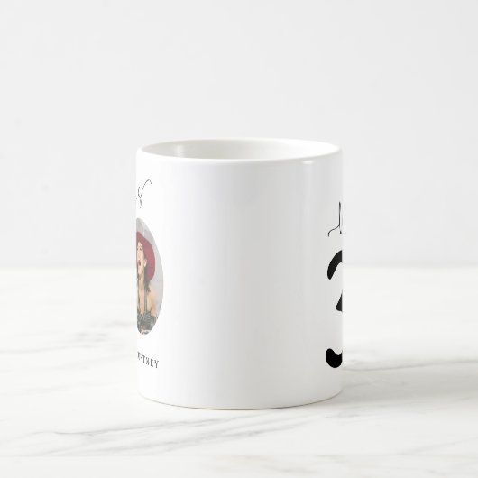 「30歳の誕生日スタイリッシュよ コーヒーマグカップ (中央)