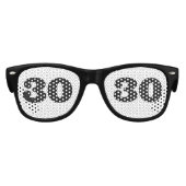 30歳の誕生日スリティパーティーサングラス キッズサングラス (正面)