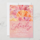 30歳の誕生日トーク私に30歳の招待状 招待状 (裏面)