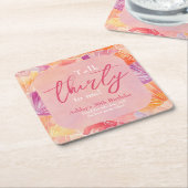 30歳の誕生日トーク30歳 スクエアペーパーコースター (アングル)