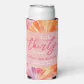 30歳の誕生日トーク30歳 スリム缶クーラー (Seltzer正面)