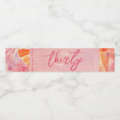 30歳の誕生日トーク30歳 ペットボトルラベル (シングルラベル)