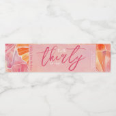 30歳の誕生日トーク30歳 ペットボトルラベル (シングルラベル)