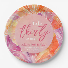 30歳の誕生日トーク30歳 ペーパープレート