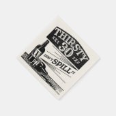 30歳の誕生日ナプキンス スタンダードカクテルナプキン (角)