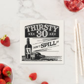30歳の誕生日ナプキンス スタンダードカクテルナプキン (インサイチュ)