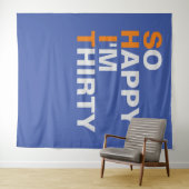 30歳の誕生日バックドロップ タペストリー (インサイチュ(横))