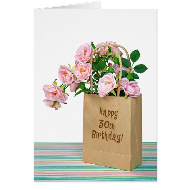 30歳の誕生日バッグ (正面)