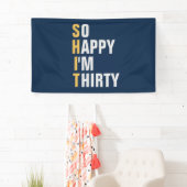 30歳の誕生日バナー/バックドロップ  横断幕 (インサイチュ)