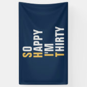 30歳の誕生日バナー/バックドロップ  横断幕 (縦)