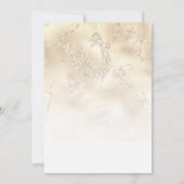 30歳の誕生日バルーン大理石金ゴールドグリッター 招待状 (裏面)