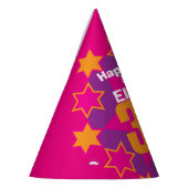 30歳の誕生日パーソナライズされた写真スター名hat パーティーハット (左)