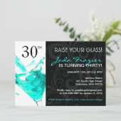 30歳の誕生日パーティの招待状 招待状 (スタンド正面)