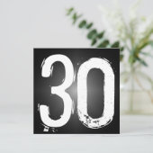 30歳の誕生日パーティの招待状 招待状 (スタンド正面)