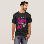 30歳の誕生日パーティーこの女の子は公式に30アイ Tシャツ (正面フル)