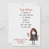 30歳の誕生日パーティーとスニーカー 招待状 (正面)