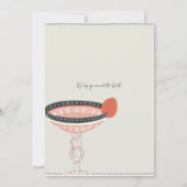 30歳の誕生日パーティーに招待します!三十路フラワーを満開に! 招待状 (裏面)