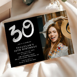 30歳の誕生日パーティーの写真 招待状