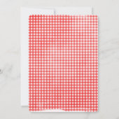 30歳の誕生日パーティーの少女(赤気球) 招待状 (裏面)