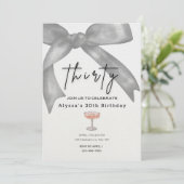 30歳の誕生日パーティーの招待状 招待状 (スタンド正面)