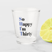 30歳の誕生日パーティーショットグラス ショットグラス (正面)