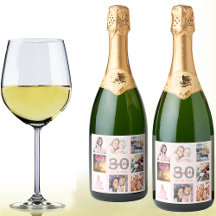 30歳の誕生日パーティーバラ金ゴールドピンク写真コラージュ