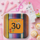 30歳の誕生日パーティーメキシコデザイン ペーパープレート (パーティー)