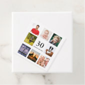 30歳の誕生日パーティー写真コラージュ感謝していガイユー フェイバータグ (インサイチュ)